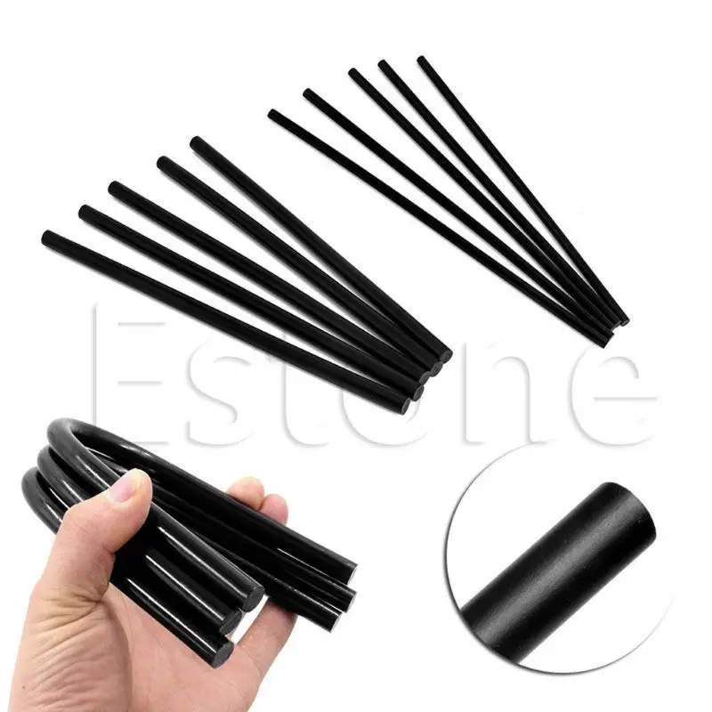 

5 Pcs 11mm Mini Glue Sticks For Hot Melt Purpose Black Adhesive 62KC