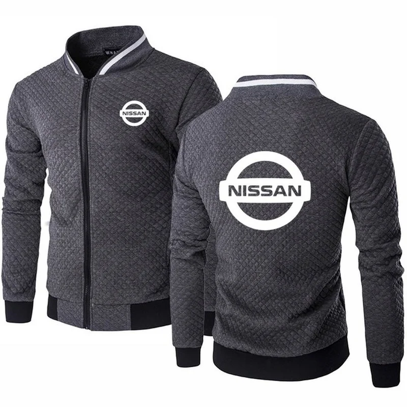 

2021Spring Autumn Men's baseball jacke men for Nissann Car Logo Print Quality Cotton Men's baseball jacket Sweatshirts Y