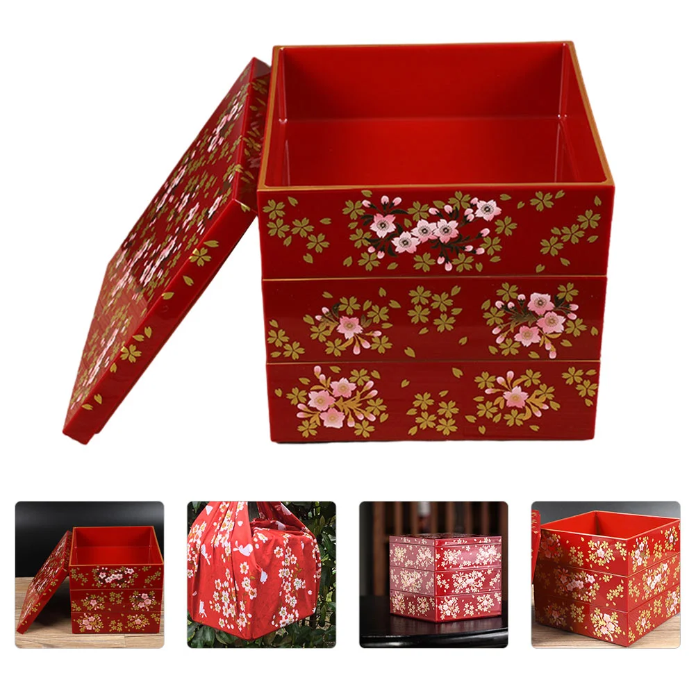 

1pc Portable Multi-layer Food Container Food Storage Box Meal Box Sushi Box