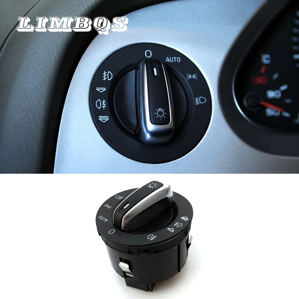 

Headlight Fog Lamp Switch Original fit for A6L 2005-2012 car headlamp switch head light buttons knob control adjust lamp power