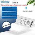Электронный Ценник Gicisky 2,1 дюйма, 2 шт., Bluetooth TFT дисплей, замена для склада, супермаркета, Легкое обновление