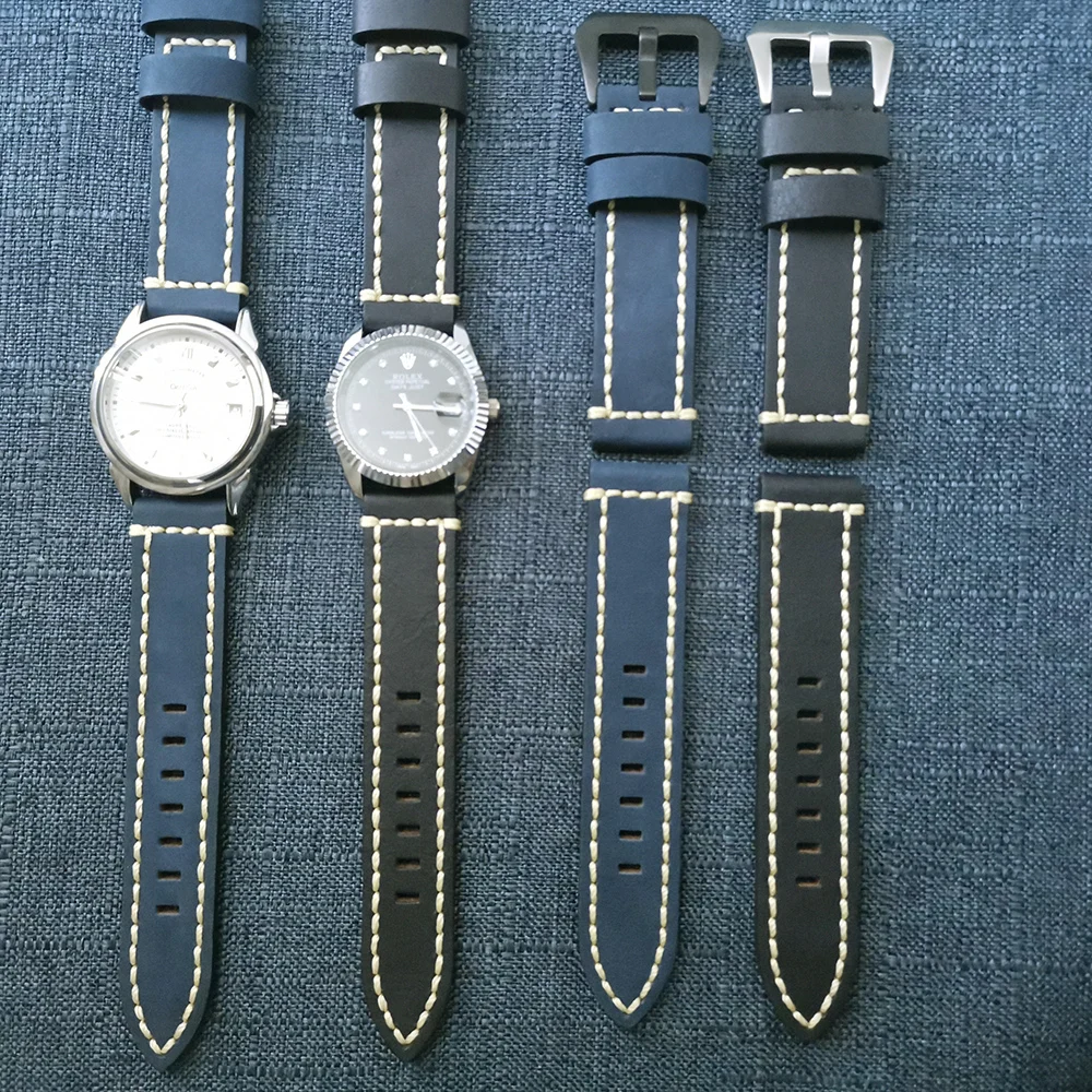 Ремешок мужской из натуральной кожи высококлассный браслет в стиле ретро