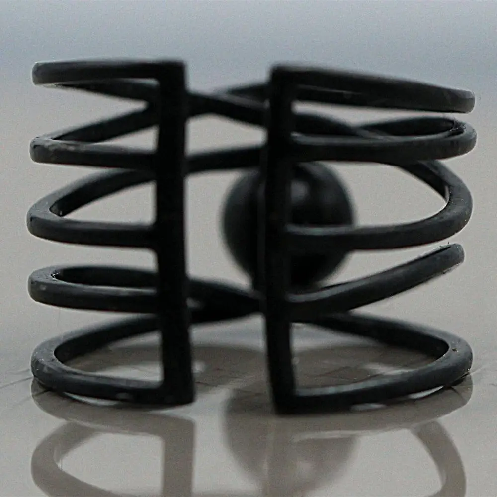 

Bohemian Fashion Black Gold Wedding Ring Jewelry New Year Gift for Men and Women