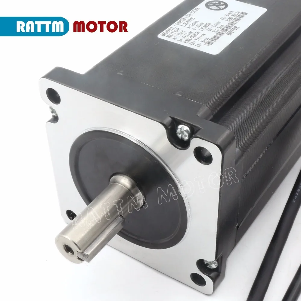 DE Бесплатная НДС 2 комплекта Nema34 L-154mm замкнутый контур Серводвигатель 12N.m 6A &amp HSS86