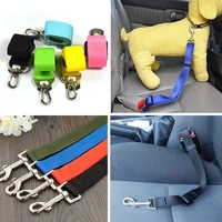 pet dog cat car seat belt for accessories goods animals adjustable harness lead leash small medium travel clip french bulldog