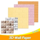 Настенные водонепроницаемые 3D-обои с мраморным рисунком, самоклеящиеся обои с рисунком кирпича сделай сам для дома, кухни, спальни, 70 х77 см