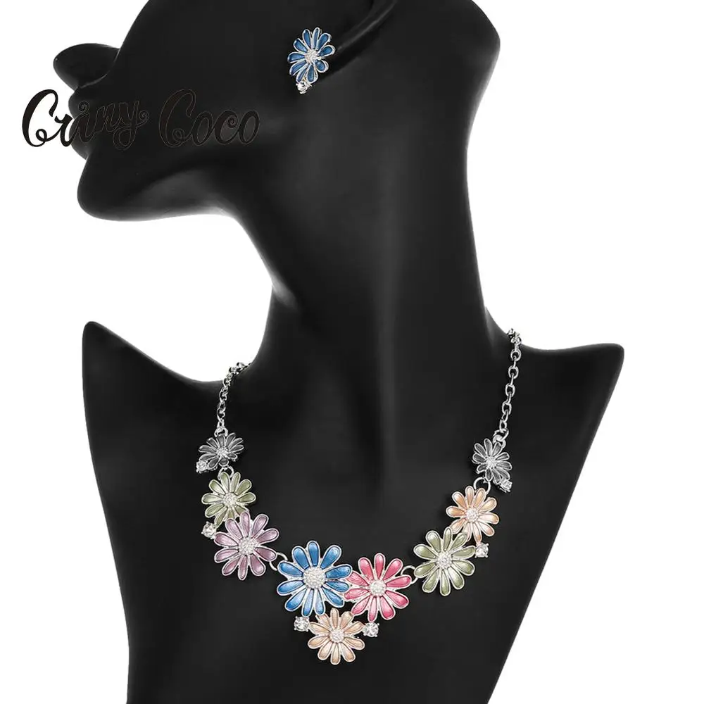 Модное Брендовое ожерелье Cring Coco с маргаритками для женщин Подарок на годовщину
