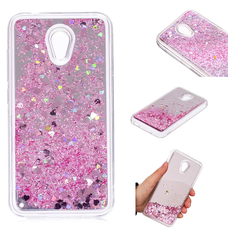 Динамический жидкий зыбучий песок блестящий чехол для телефона Alcatel U5 3G версия