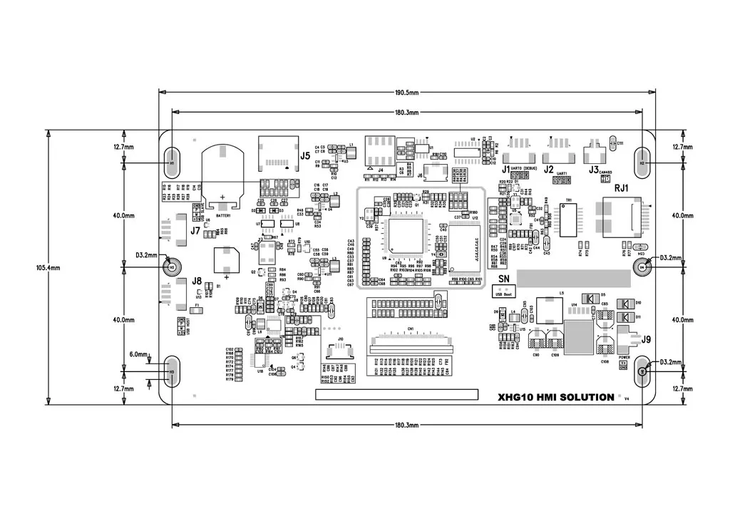 7-дюймовая HMI NUC977DK62Y оценочная плата макетная WinCE Linux с ЖК-экраном | Бытовая техника