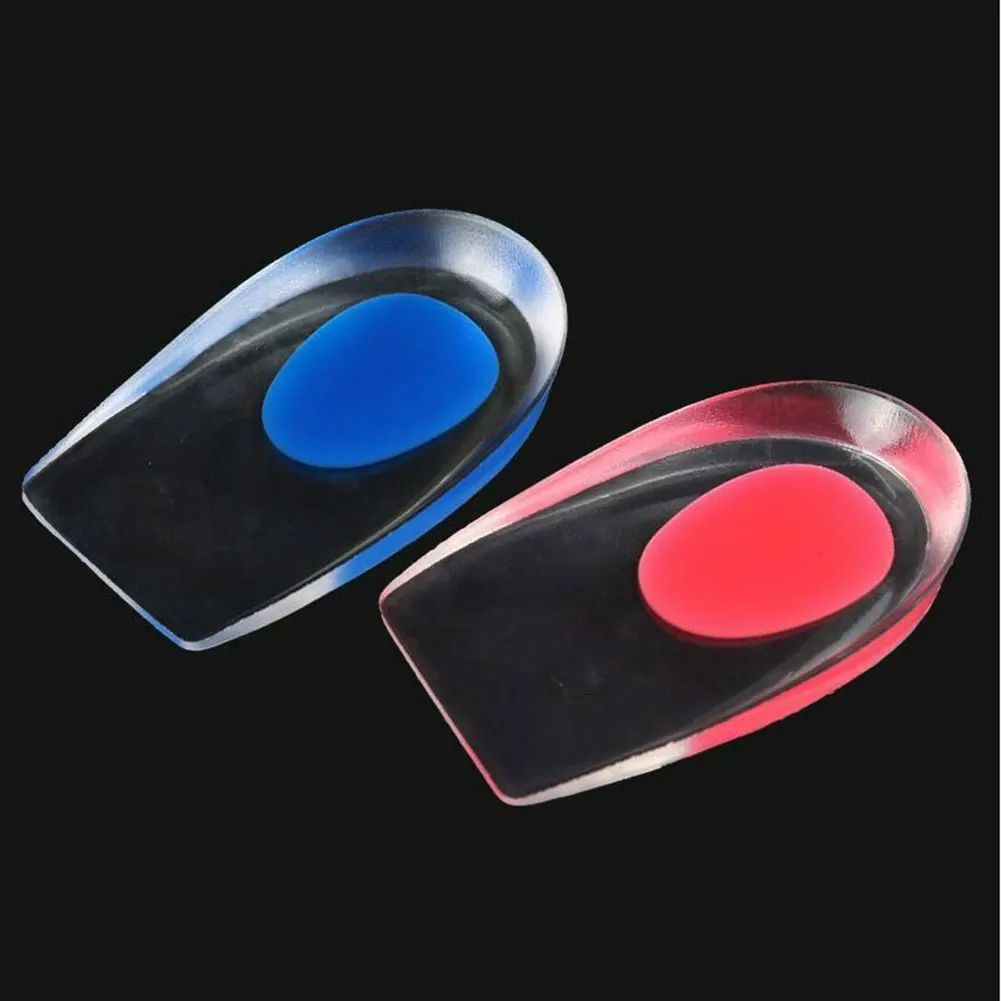 1 пара гелевых чашек для пятки с подошвенным фасциитом силиконовые подушечки