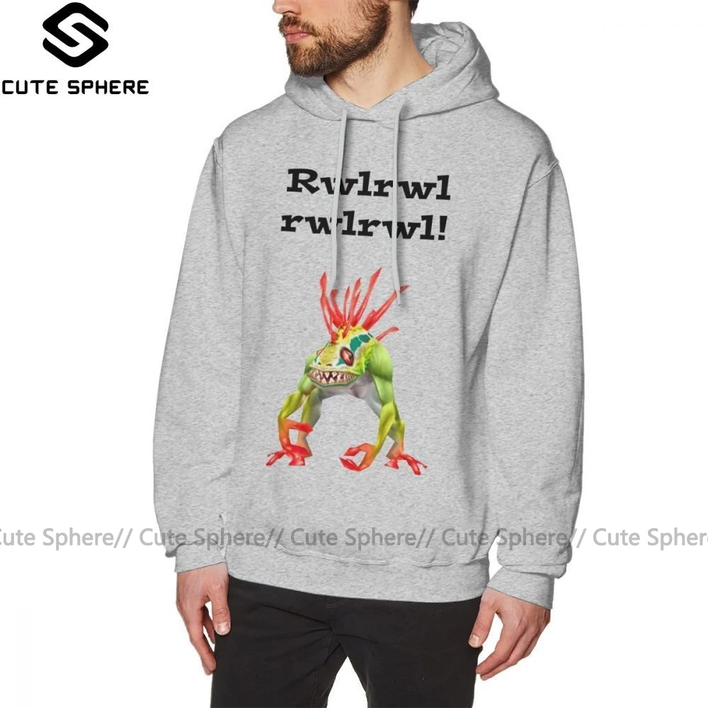 Murloc Толстовка Murloc толстовки Зимний хлопковый пуловер с капюшоном серый уличная XXX мужские с длинным рукавом милые толстовки