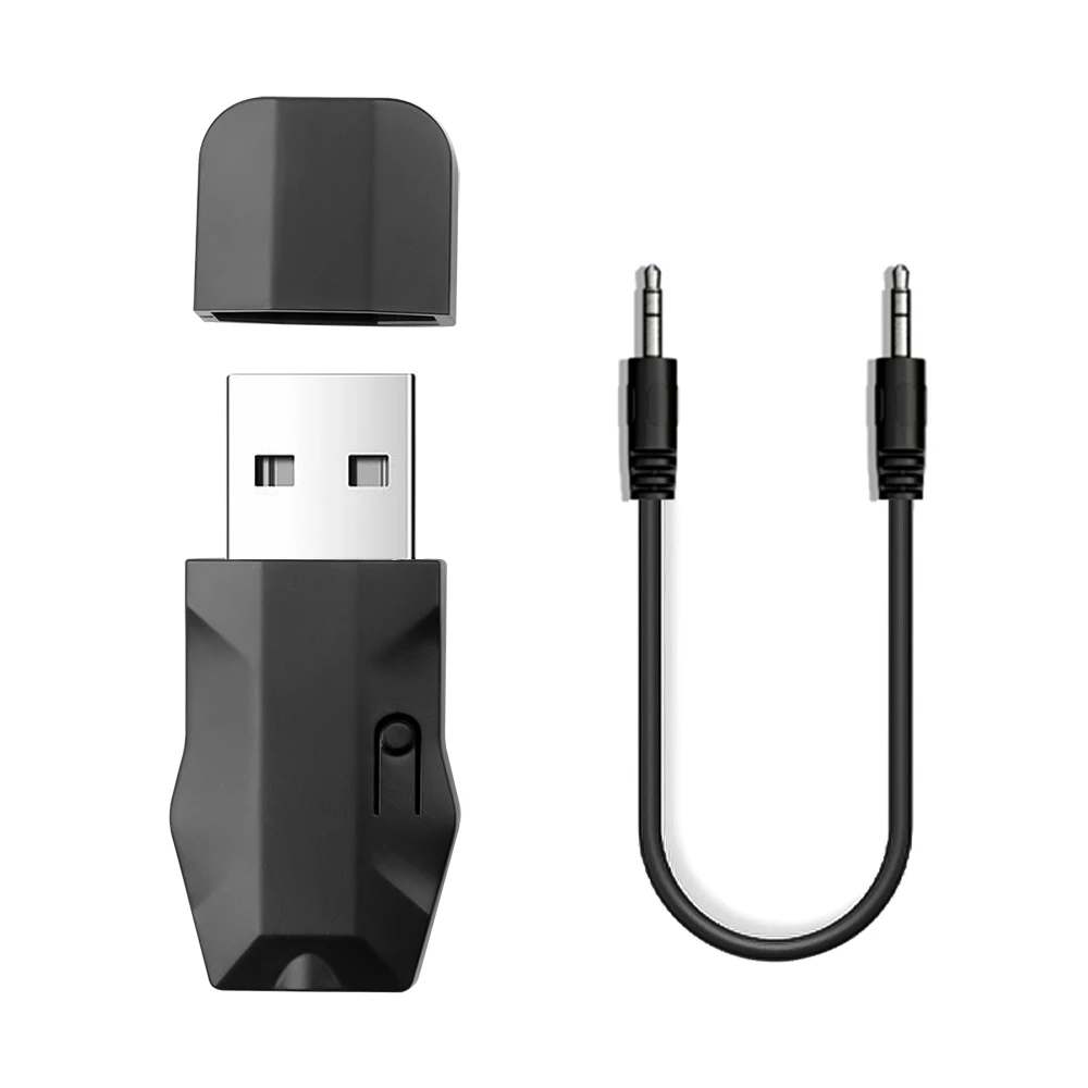 Приемник передатчик Bluetooth 5 0 aptx usb аудио адаптер 3 мм разъем AUX Стерео для наушников