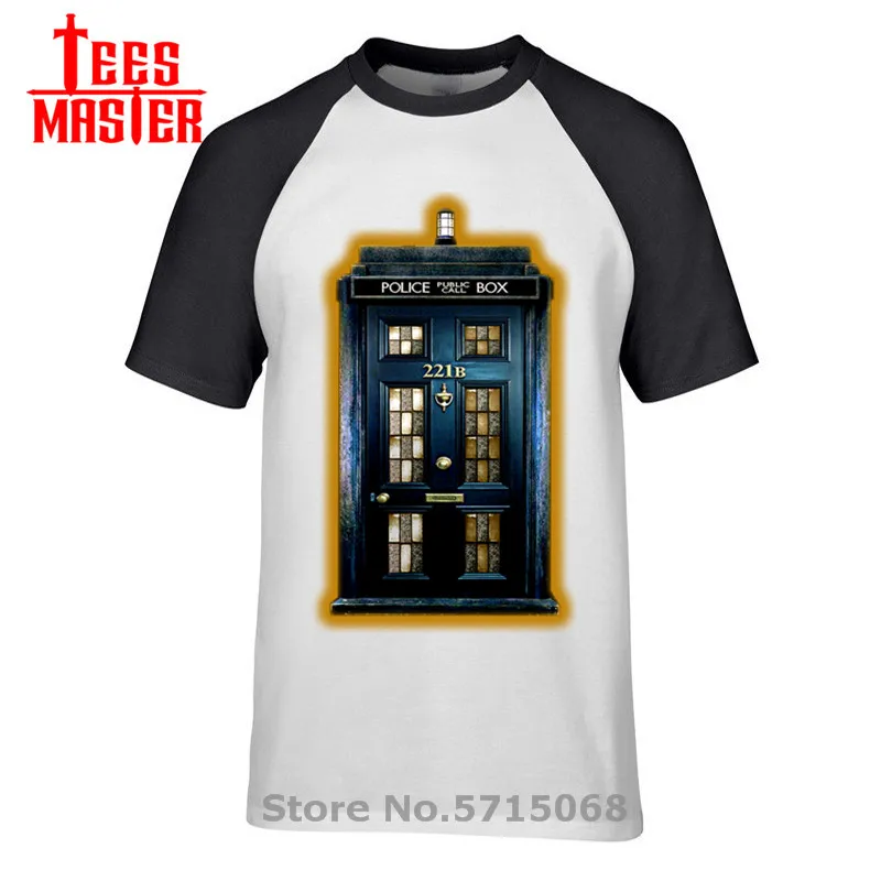 Футболка с забавным доктором кто повседневная мужская Модная приталенная для