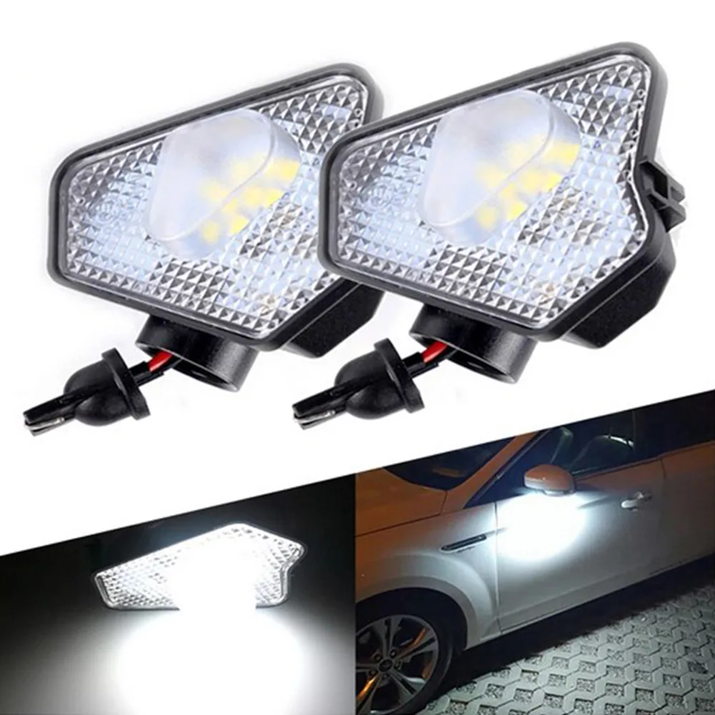 

White Car LED Mirror Light Floor Lamp For Mercedes-Benz CLA CLS GLK GLA W176 W242 Car Lights Accessories Signal Lamp