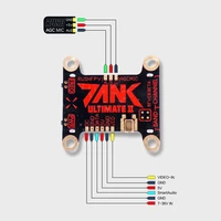 RUSH TANK Ultimate 5 8G 48CH Raceband PIT 25 200 500 800mW                            2-8S VTX FPV                                                      