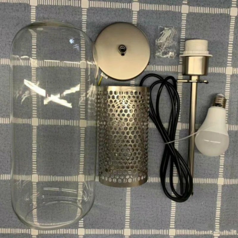 Скандинавский Ретро промышленный стеклянный подвесной светильник в стиле