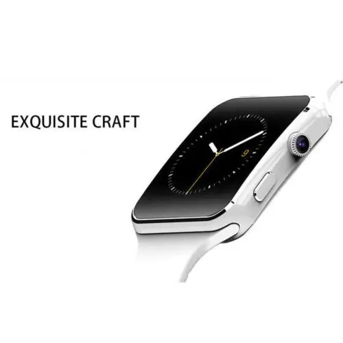 

X6 Smartwatches Curved Screen Bluetooth TF SIM Camera Men Women Smart Watch for Android IOS iPhone Samsung Fashion Watches