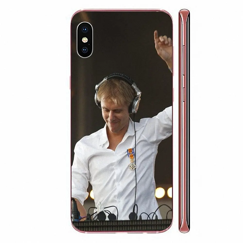Для Apple iPhone 11 Pro X XS Max XR 4 4S 5 5C 5S SE SE2 6 6S 7 8 Plus Мягкий Сотовый телефон Armin Van Buuren Dj |