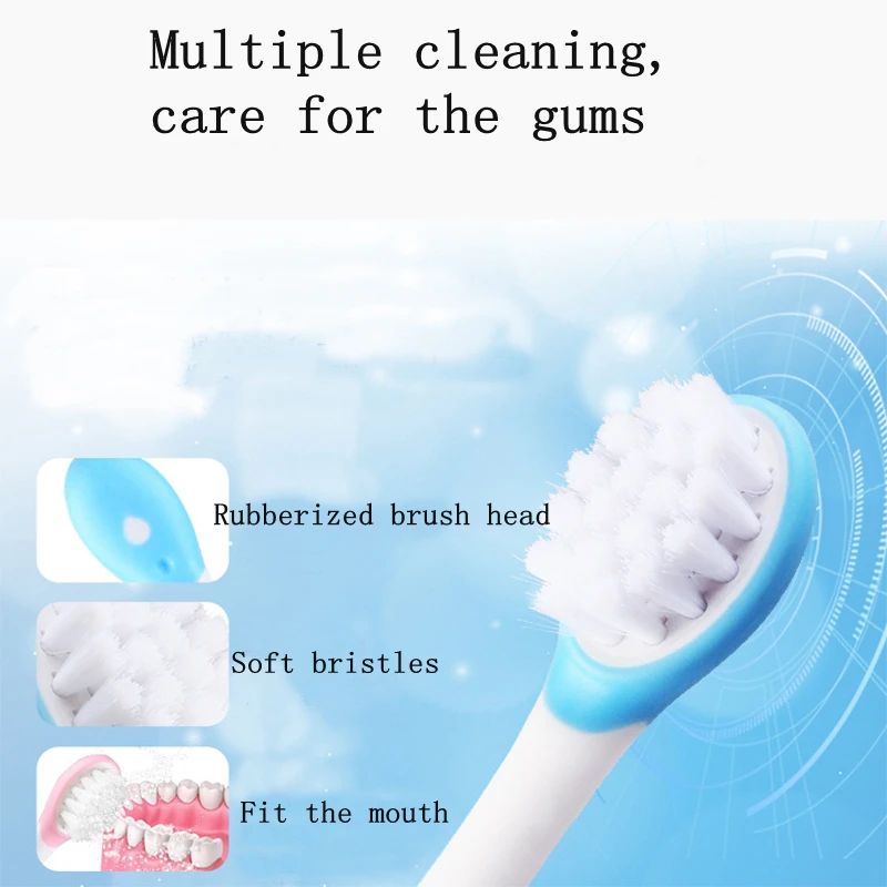 SEAGO Детская электрическая зубная щетка с мультяшным принтом водонепроницаемая