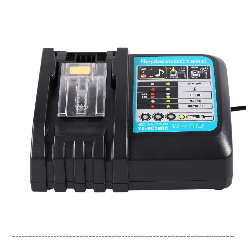 charger 6A 18 в 9000 мА/ч, 6.0A 3.0A BL1830 литий Батарея Замена батарей для Makita дрель LXT400 194205-3 194309-1 BL1815 BL1840 BL1850 L30 - Цвет: charger 6A