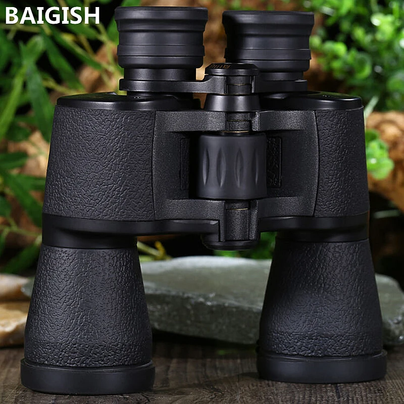 Русский Hd бинокль Baigish 20x50 мощный военный мощный для охоты на открытом воздухе оптический Lll ночное видение фиксированный зум кемпинг