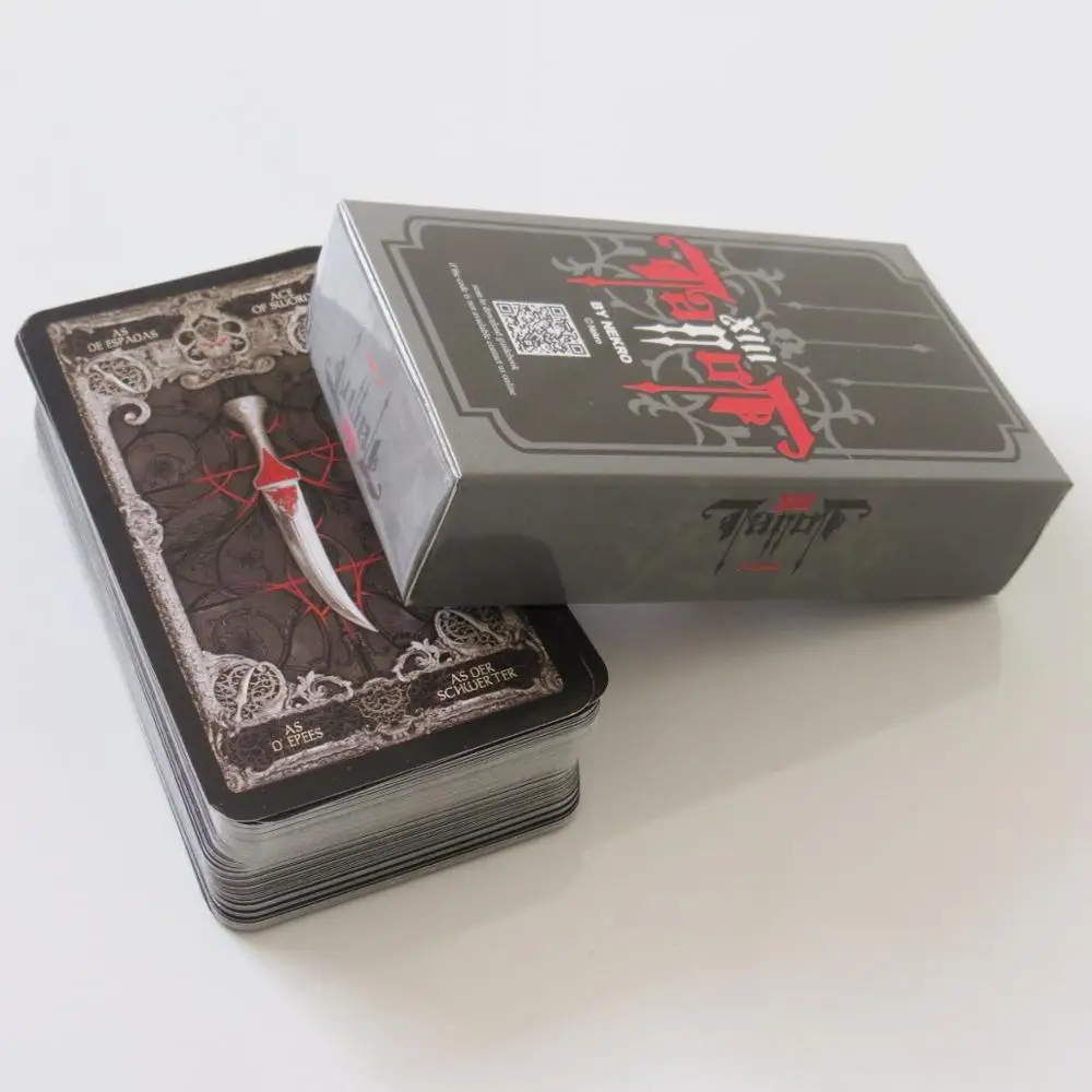 Новые карты Таро oracles deck загадочная гадка Темный XIII палуба для женщин девочек