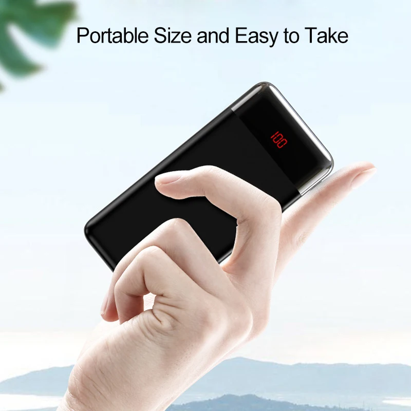 30000 мАч большая емкость Power bank двойной USB выход Внешняя батарея на мобильный