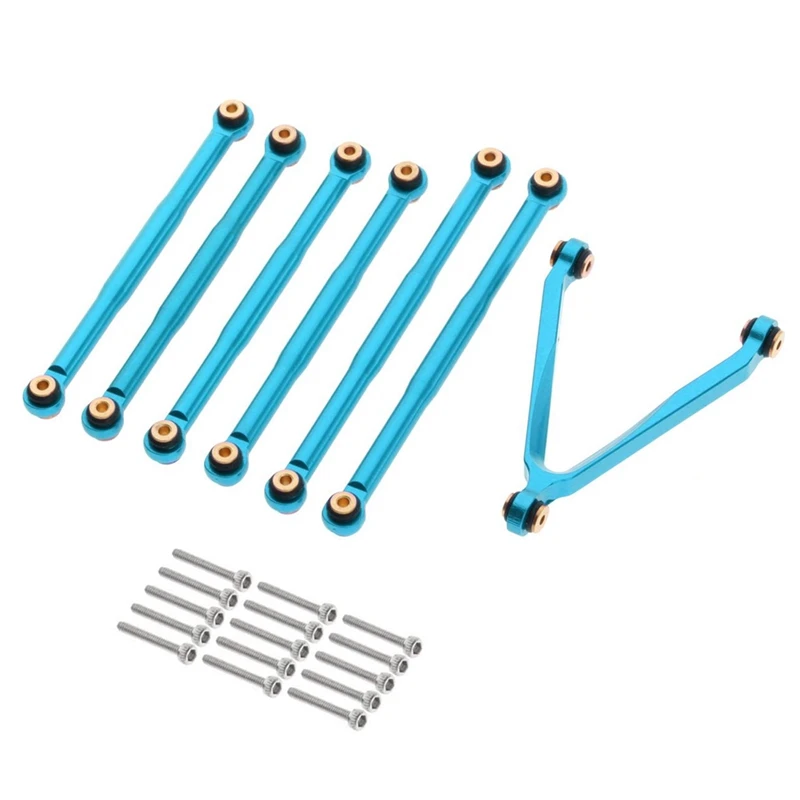 

Metal Link Linkage Pull Rod Tie Rod Set for Axial SCX24 C10 B-17 AXI00001 AXI00002 1/24 RC Crawler Car Parts