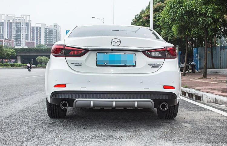Для Mazda 6 Atenza ABS задний бампер диффузор защитные бамперы для 2014 2019 Боди Комплект