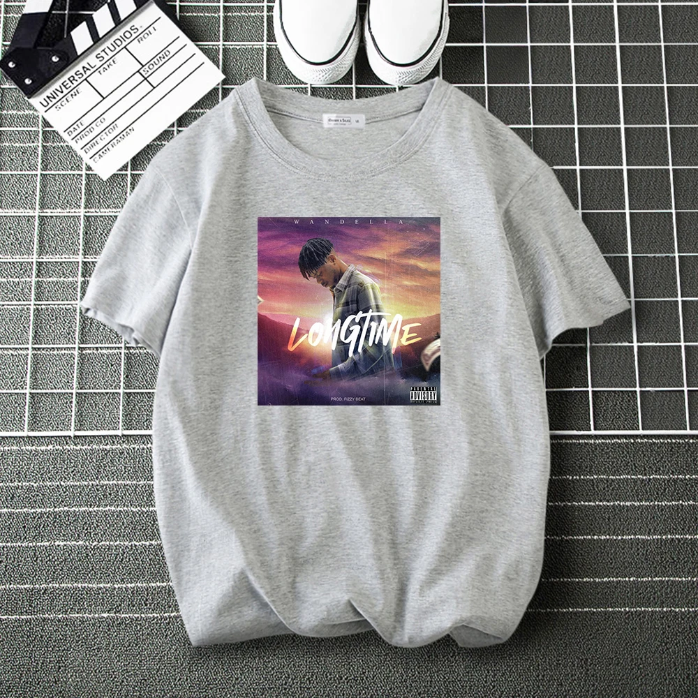 

Longtime pop Cotton Tee Shirt for Men Woman Music Fashion T Shirt Brand Casual Loose Tops Male Hip Hop Harajuku T-Shirts