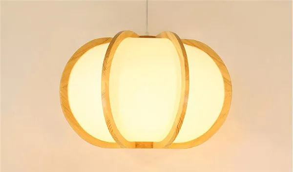 売却 和風ランタン装飾ランプ木製レストランのリビングルームの廊下屋内照明木製のペンダントランプライト