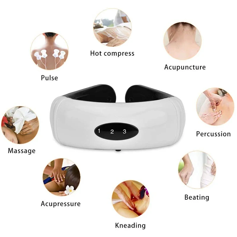 Электрический массажер для шеи плеч мышц | Мебель