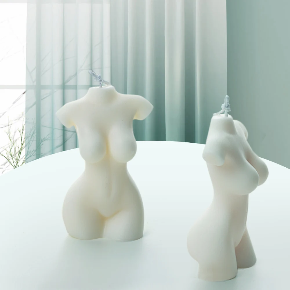 

Human Body Silicone Candle Mold Female Perfume Candle Making Wax Mould Naked Body Female Diy Fragrance Candle Silicone Soap Mold