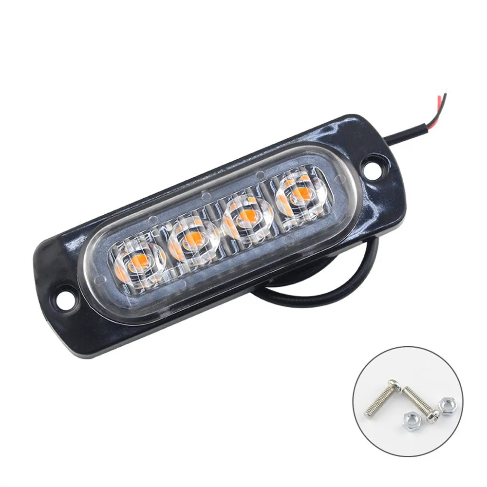 

12V - 24V DC светодиодный стробоскосветильник 6500k IPX-4 мотоциклы Грузовик водонепроницаемый