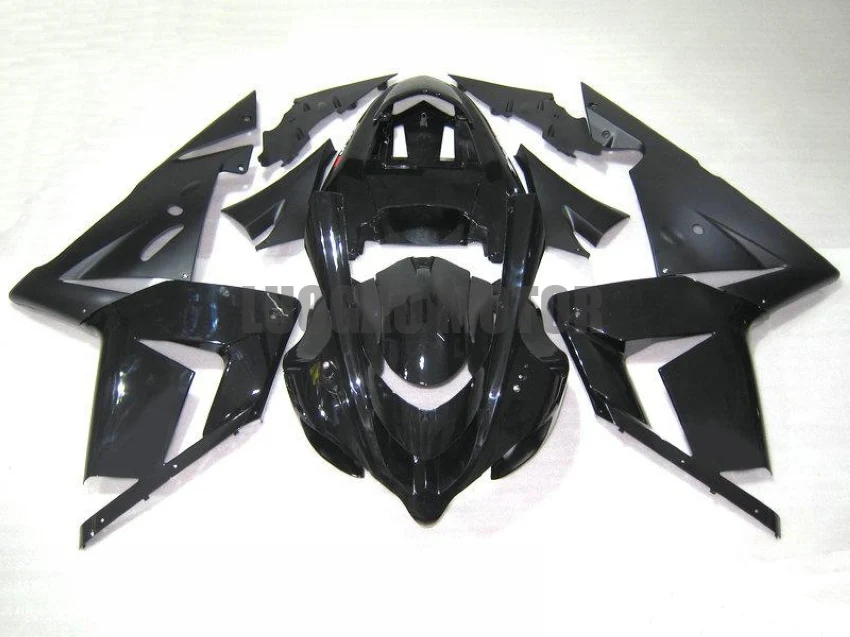 

Обтекатели для капота бесплатно, набор обтекателей для глянцевого черного ниндзя Kawasaki, комплекты обтекателей ZX10R, кузов 2004-2005 04-05 ZX 10R