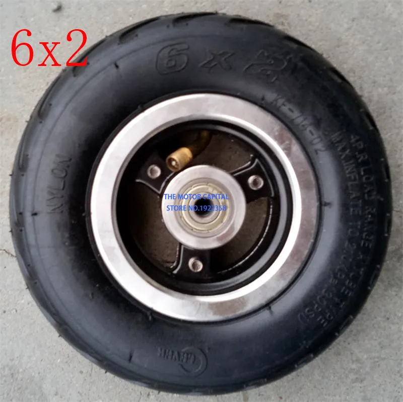 wheel Высокое качество 6X2tyre 6 дюймов самокат шины и внутренняя трубка набор электрический самокат колеса стул грузовик электрический самокат F0 пневматические 6*2 шины - Цвет: wheel