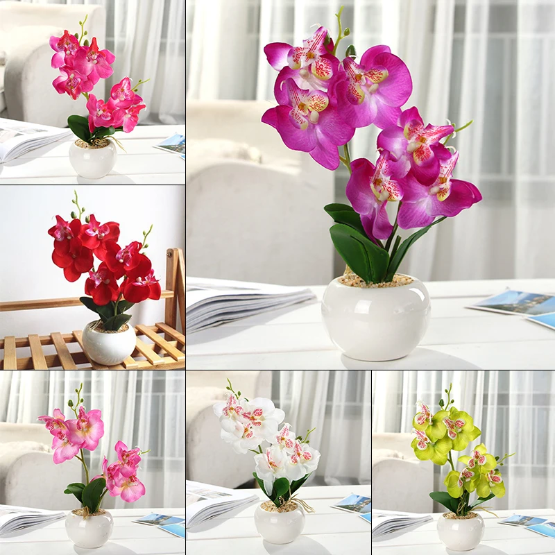 Artificial Succulents Flowers Plants Bonsai Table Garden Home Party Decor Fake | Дом и сад