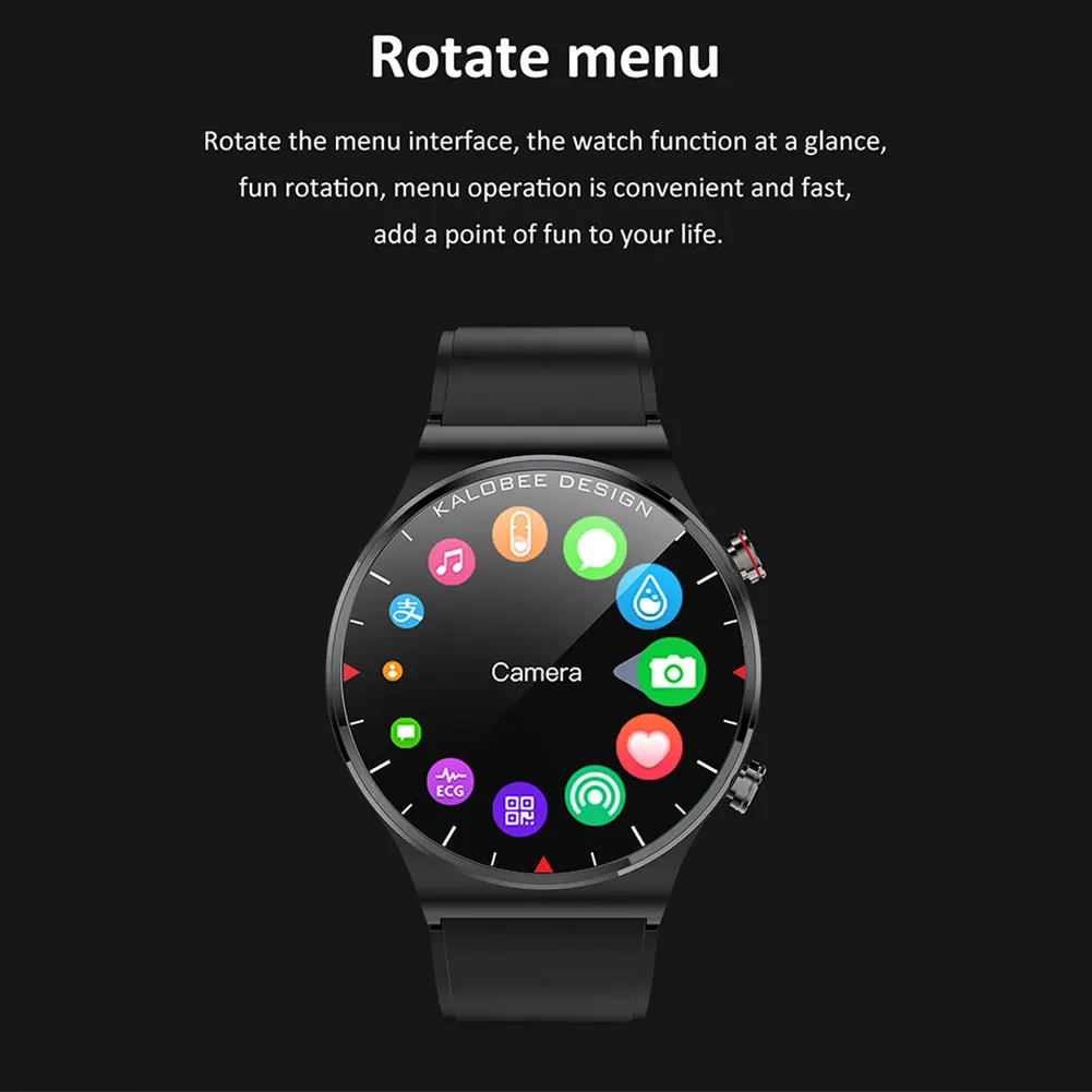 

SK8RRO 1.3 inch Smart Watch Bluetooth Heart Rate Monitor Fitness Tracker