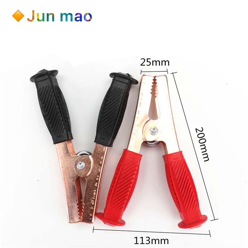 

Сменные медные зажимы типа «крокодил» 500, терминальный тест А, зажим типа «крокодил» для электрической батареи, для перемычек