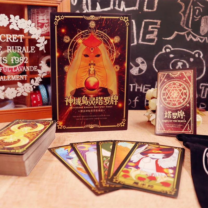 Прямая поставка с фабрики Deity Bird Tarot Подарочная коробка Студенческая гадание