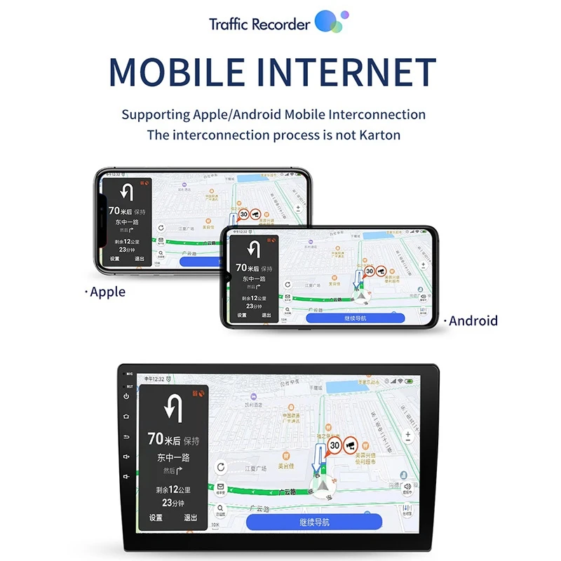 

2 Din 9 Inch Android 8.1 Universal Car Radio 1G+16G Stereo GPS Navi WIFI USB Bluetooth Multimedia MP5 Player with Camera
