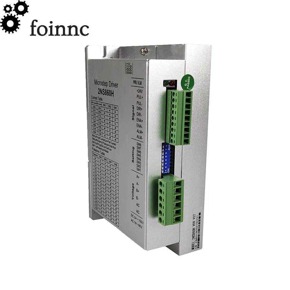CNC 2NS860H nema34/86 двухфазный Цифровой Драйвер шагового двигателя mach3 гравировальный