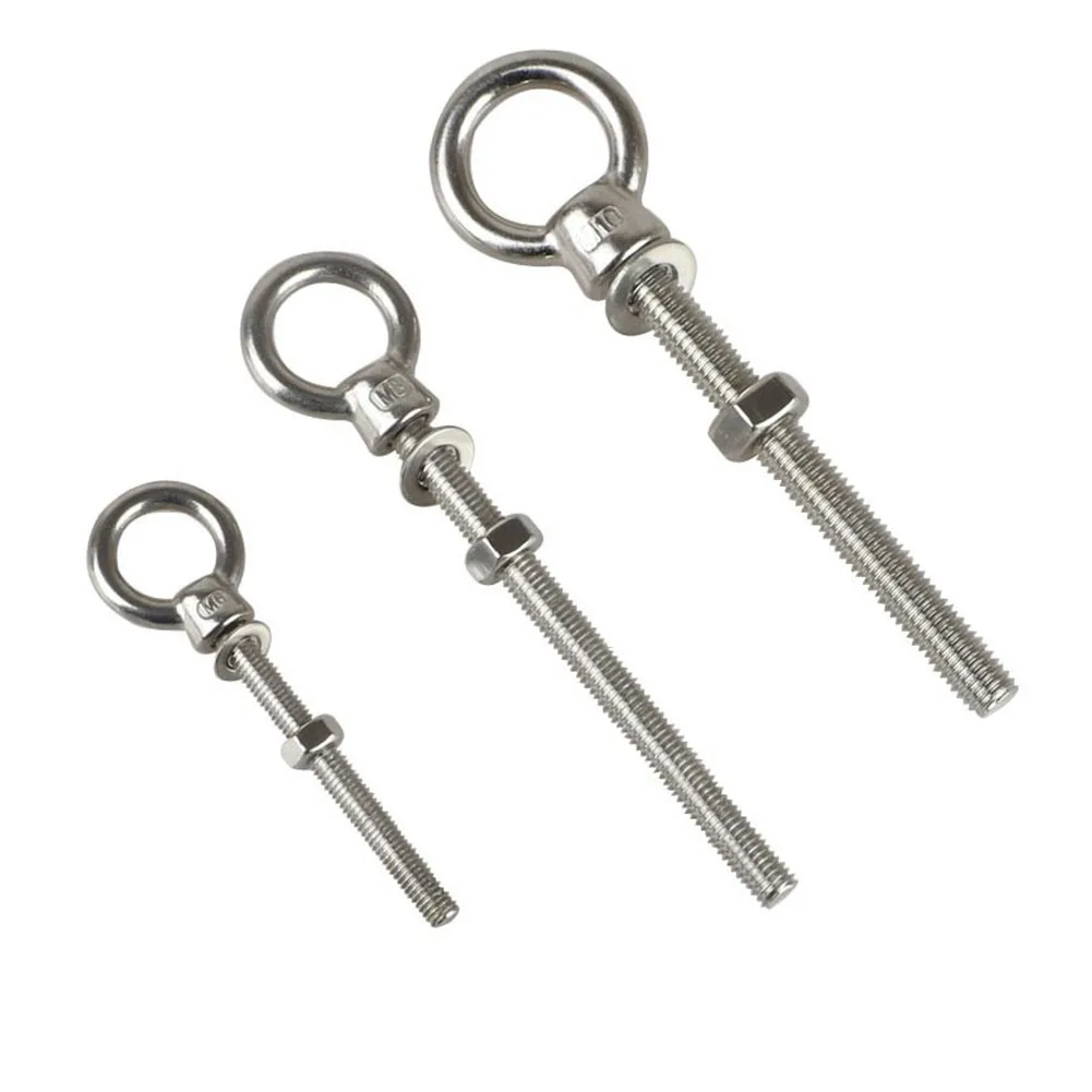 

Высокое качество A4 316 морской класс из нержавеющей стали подъемный болт гайка с длинным хвостовиком M6 M8 M10 прочные болты гайка шайба детали