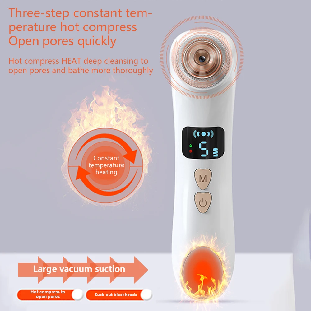 

Электрический вакуумный прибор для удаления черных точек на лице