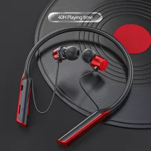 96 Hours Endurance Bluetooth Headphone IPX5 Bass Wireless Headphones with Mic Stereo Neckband Earphones Sport Headset TF Card