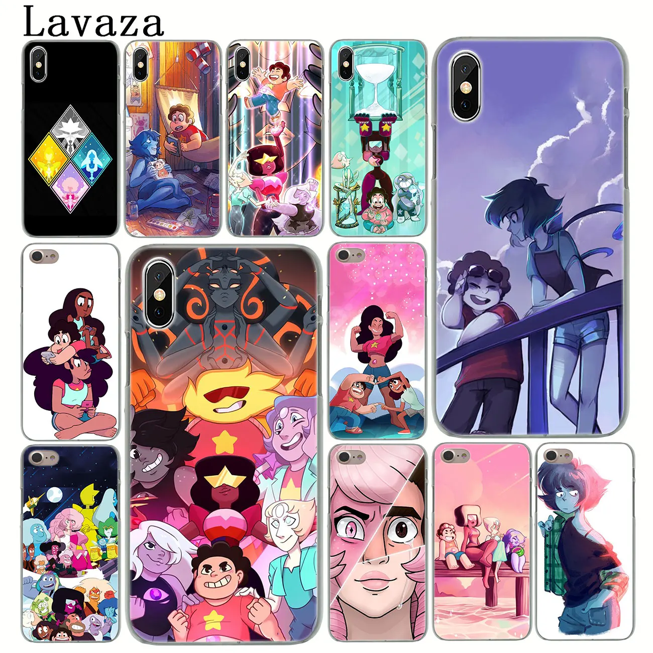 Lavaza мультфильм Стивен Вселенная жесткий чехол для телефона iPhone XR X 11 Pro XS Max 8 7 6 6S 5 5S