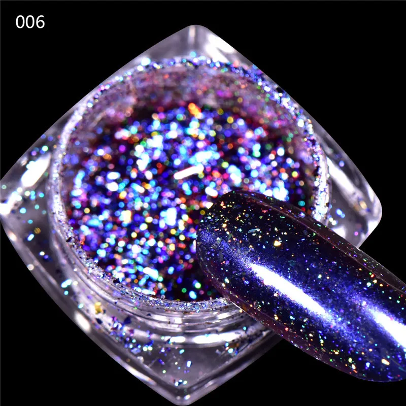 BeautyBigBang, 0,1 г, 12 цветов, блестящий блеск для ногтей, Звездный дизайн ногтей, пудра для маникюра Кончиков Ногтей, украшения, хромированная пудра для ногтей
