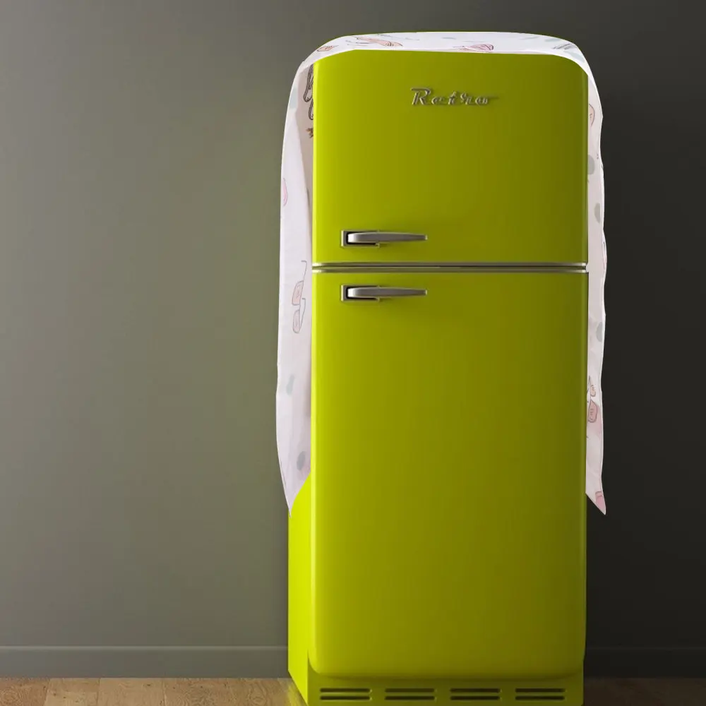 

2pcs Household Refrigerator Cover Fridge Side Storage Pouch Cover