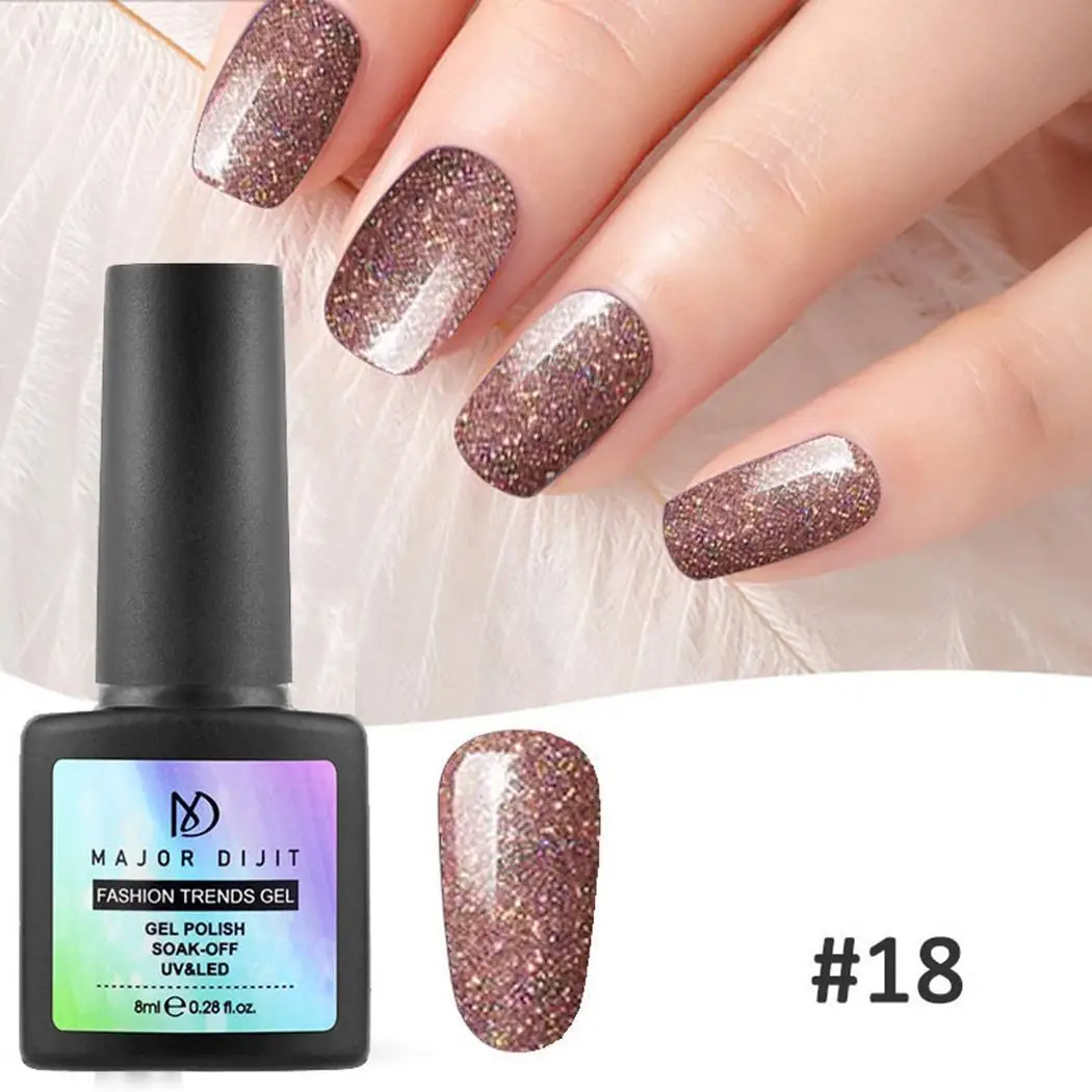 18 цветов модный Жидкий Гель лак для полировки ногтей гель 8 мл Лак всех типов