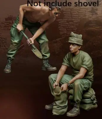 1/35 Набор для моделирования из смолы фигурка американского лопастного песка (без